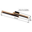 Globo 67849D LED prisadené stropné svietidlo STARLA  | 12W integrovaný LED zdroj | 300lm | 3000K