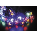LED vianočné LED vianočná reťaz 120L FAREBNÝ dĺžka 10 m, IP44 pre vonkajšie i vnútorné použitie