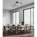 Globo SWIRL 67341DS LED prisadené stropné svietidlo | 30W LED | 2350lm | 4000K
