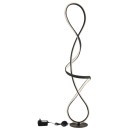 Globo SWIRL 67341SS LED stojacia lampa | 36W LED | 1810lm | 4000K