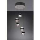 Trio SELECT  344430507  LED závesné stropné svietidlo ORBIT  | 5x8W integrovaný LED zdroj | 5x960lm | 2300+3000+4000K
