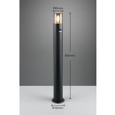 Trio T422260132 záhradný stĺpik HOOSIC E27