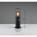 Trio T522260132 záhradný stĺpik HOOSIC E27