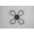Trio T645610132 LED prisadené stropné svietidlo FLY | 22W integrovaný LED zdroj | 2600lm | 3000K