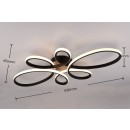 Trio T645619132 LED prisadené stropné svietidlo FLY | 32W integrovaný LED zdroj | 3900lm | 3000K