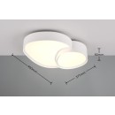 Trio T647510231 LED prisadené stropné svietidlo RISE | 21W integrovaný LED zdroj | 2400lm | 2700-6500K