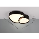 Trio T647510232 LED prisadené stropné svietidlo RISE | 21W integrovaný LED zdroj | 2400lm | 2700-6500K