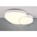 Trio T647519231 LED prisadené stropné svietidlo RISE | 45W integrovaný LED zdroj | 5300lm | 2700-6500K