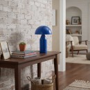 Italux TB-83647-BLU LED stolná lampička Dorbia | 2W integrovaný LED zdroj | 45lm | 3000/6500K | vypínač | modrá