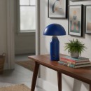 Italux TB-83647-BLU LED stolná lampička Dorbia | 2W integrovaný LED zdroj | 45lm | 3000/6500K | vypínač | modrá