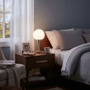 Italux TB-92039-CH LED stolná lampička Cave | 4.8W integrovaný LED zdroj | 495lm | 3000K | vypínač | chróm | opálová