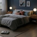 Italux TB-92039-GD LED stolná lampička Cave | 4.8W integrovaný LED zdroj | 495lm | 3000K | vypínač | zlatá | opálová