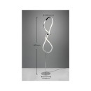 Trio Reality TR47281106 LED stojacia lampa PADUA  | 27W integrovaný LED zdroj | 3100lm | 4000K