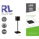 Trio Reality TR54096132 LED vonkajšie stolné svietidlo FERNANDEZ | 1,5W integrovaný LED zdroj | 130lm | 4000K
