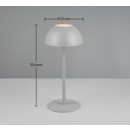 Trio Reality TR54106177 LED vonkajšie stolné svietidlo RICARDO  | 1,7W integrovaný LED zdroj | 240lm | 3000K