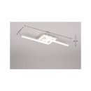Trio Reality TR67303131 LED prisadené stropné svietidlo VIALE | 17W integrovaný LED zdroj | 1950lm | 4000K