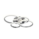 Trio Reality TR67364106 LED prisadené stropné svietidlo CIRES | 27W integrovaný LED zdroj | 3400lm | 4000K