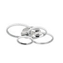 Trio Reality TR67364106 LED prisadené stropné svietidlo CIRES | 27W integrovaný LED zdroj | 3400lm | 4000K