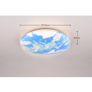 Trio Reality TR67471100 LED prisadené stropné svietidlo TERRA | 15W integrovaný LED zdroj | 1500lm | 3000K