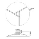 Globo 67129-18 LED kúpeľňový prisadený luster Tansy I 1x18W | 1500lm | 3000-4000-6000K | IP44
