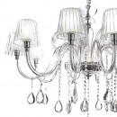 stropné svietidlo Ideal lux TERRY 10x40W E14 - strieborná