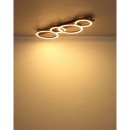 Globo TISHA 67353D4 LED prisadené stropné svietidlo | 30W LED | 1500lm | 3000K