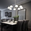 Ideal Lux 068459 závesné stropné svietidlo Tokyo 5x40W | E14 - chróm