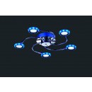 TRIO 624410506 Turner stropné svietidlo LED 5x4W 400lm 3000K