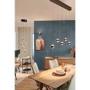 Trio SELECT  T344410532 LED závesné stropné svietidlo ORBIT   | 5x8W integrovaný LED zdroj | 5x960lm | 2300+3000+4000K