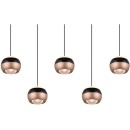 Trio SELECT  T344410532 LED závesné stropné svietidlo ORBIT   | 5x8W integrovaný LED zdroj | 5x960lm | 2300+3000+4000K