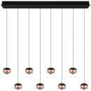 Trio SELECT  T344410832 LED závesné stropné svietidlo ORBIT   | 8x8W integrovaný LED zdroj | 8x960lm | 2300+3000+4000K