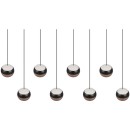 Trio SELECT  T344410832 LED závesné stropné svietidlo ORBIT   | 8x8W integrovaný LED zdroj | 8x960lm | 2300+3000+4000K