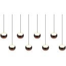 Trio SELECT  T344410832 LED závesné stropné svietidlo ORBIT   | 8x8W integrovaný LED zdroj | 8x960lm | 2300+3000+4000K