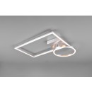 Trio R62182105 LED prisadené stropné svietidlo Verso 1x24,5W | 3000lm | 3000K - nastaviteľné, 3 fázové stmievanie, hliník