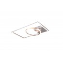 Trio R62182105 LED prisadené stropné svietidlo Verso 1x24,5W | 3000lm | 3000K - nastaviteľné, 3 fázové stmievanie, hliník