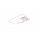 Trio R62182131 LED prisadené stropné svietidlo Verso 1x24,5W | 3100L | 4000K - nastaviteľné, 3 fázové stmievanie, matná biela
