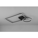 Trio R62182132 LED prisadené stropné svietidlo Verso 1x24,5W | 3000lm | 3000K - nastaviteľné, 3 fázové stmievanie, matná čierna