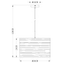 Globo 15342 závesné stropné svietidlo Tunno 1x40W | E27