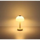 Globo 21953SA LED stolná lampička ULDIN  | 7W integrovaný LED zdroj | 255lm | 3000K | vypínač