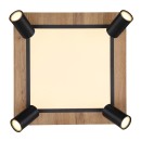 Globo 67306D2 LED prisadené stropné svietidlo ULLA  | 24W integrovaný LED zdroj | 1900lm | 3000K