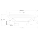 Globo 67306D2 LED prisadené stropné svietidlo ULLA  | 24W integrovaný LED zdroj | 1900lm | 3000K