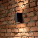 Ideal Lux 115306 vonkajšie nástenné svietidlo Up Antracite 1x40W | G9 | IP44 - antracit