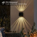 Immax 08503L LED vonkajšie nástenné svietidlo EFFECT  integrovaný LED zdroj