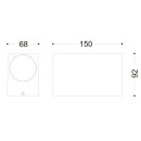 Globo 34164-2 vonkajšie nástenné svietidlo Veronika 2x35W | GU10 | IP44