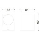 Globo 34164 vonkajšie nástenné svietidlo Veronika 1x35W | GU10 | IP44