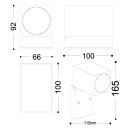 Globo 34164W vonkajšie nástenné svietidlo Veronika 1x35W | GU10 | IP44
