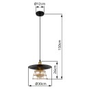 Globo 15086BH1 závesný luster Viejo 1x60W | E27