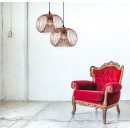 závesné svietidlo - luster Lucide Vint 02402/40/17 1x60W E27