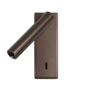 Italux 5906630853786 LED bodové nástenné svietidlo Cali | 2.5W integrovaný LED zdroj | 3000K | vypínač | hnedá