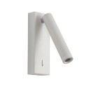 Italux 5906630853762 LED bodové nástenné svietidlo Cali | 2.5W integrovaný LED zdroj | 3000K | vypínač | biela